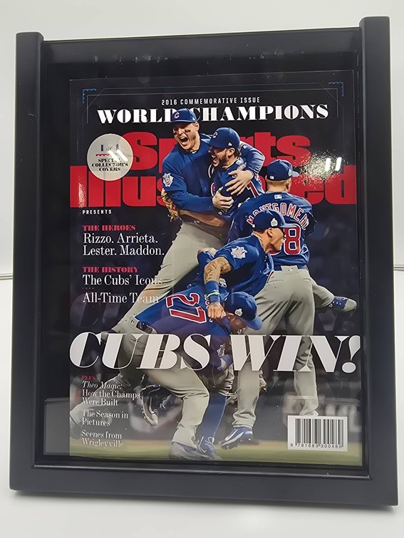 Sports Illustrated 2016 Cubs World Series Commemorative Issue, Framed
