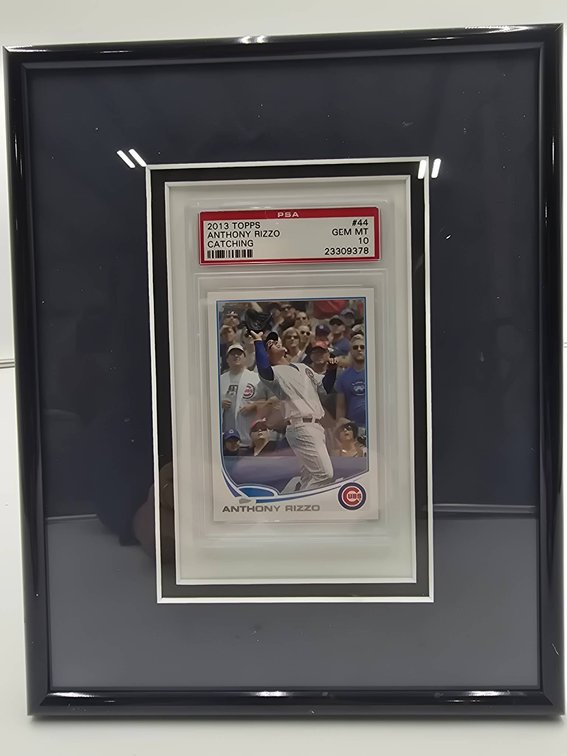 2013 Topps #44 Anthony Rizzo Catching PSA 10 Gem MT