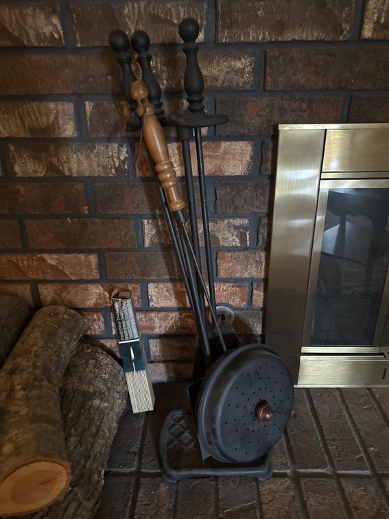 Fireplace Tool Set with Stand and Bellows