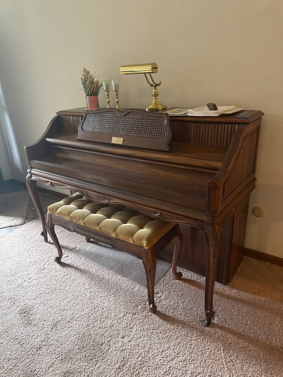 Limited Edition Crest Series Piano with Matching Bench