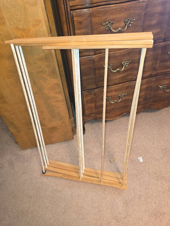 Wooden Folding Drying Rack for Clothes or Textiles