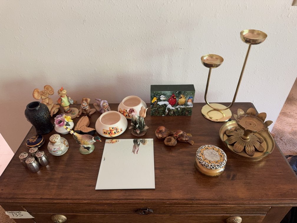 Decorative Figurines, Candleholders, and Tabletop Items