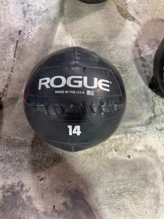 Rogue 14 Pound Medicine Ball, Made in the USA