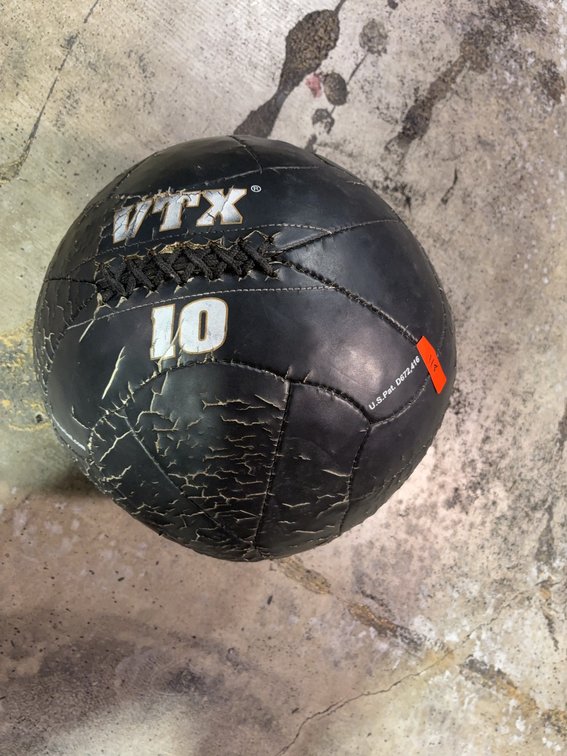 VTX 10 Pound Medicine Ball Black