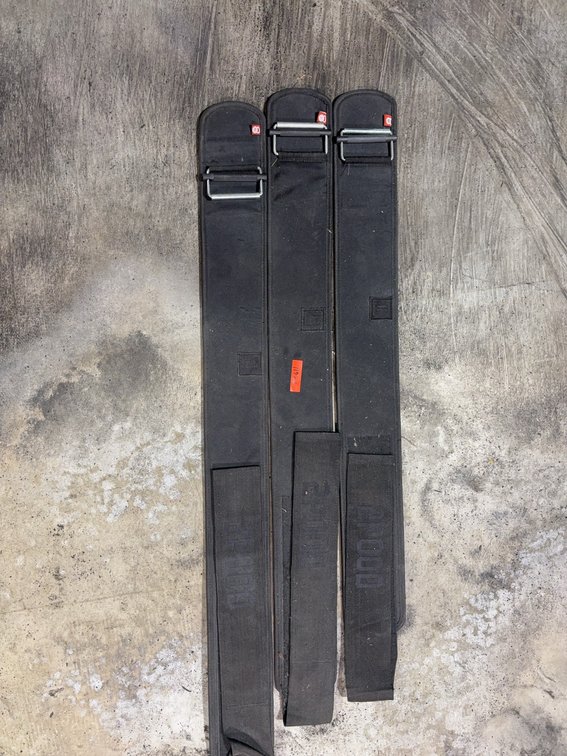 3 2POOD Nylon Weight Lifting Belts, Multiple Sizes