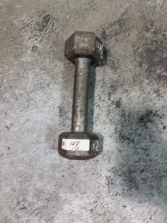 5 Pound Cast Iron Dumbbell