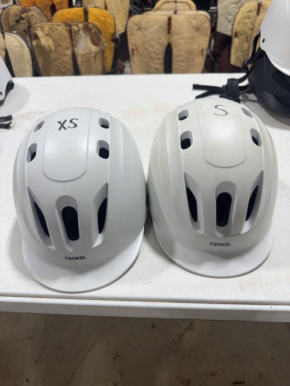 Troxel Sport 2.0 Helmet Pair, Sizes XS and S, White