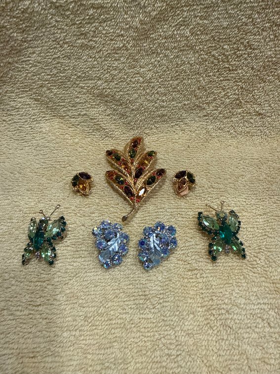 Vintage Rhinestone Costume Jewelry Assortment