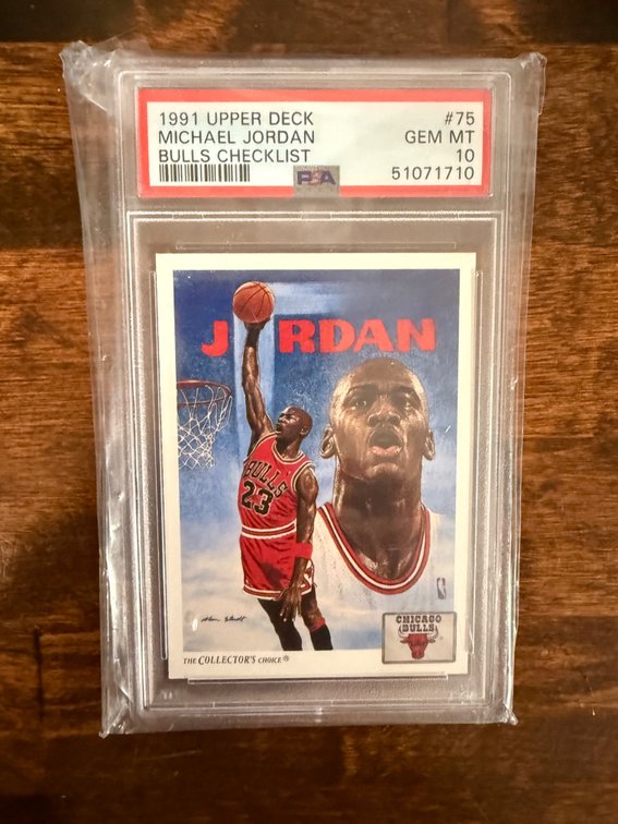 1991 Upper Deck Michael Jordan #75 Trading Card