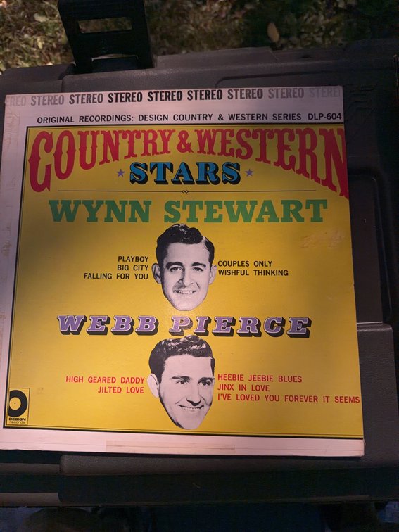 12 Country Music Vinyl Albums Various Artists and Labels
