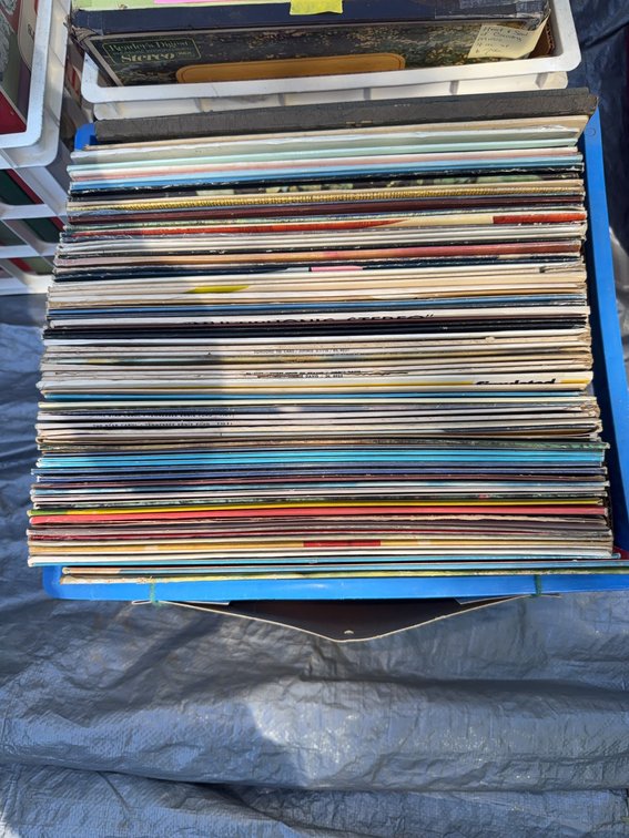 Crate of 75 Albums Including Christmas, Gospel, Hee Haw, Country & More
