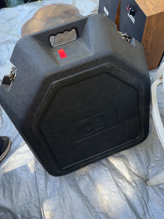 CBI Molded Plastic Drum Case with Handle and Latches