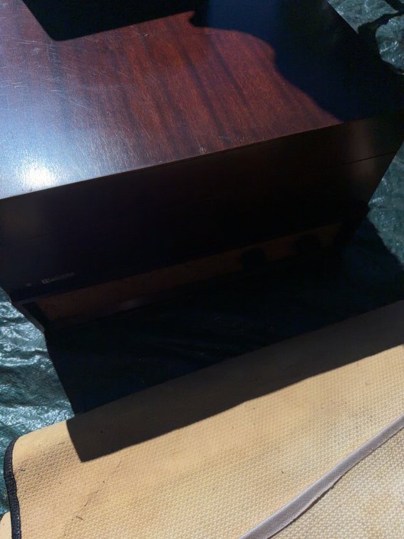 Weber Musicale Record Player With Wood Cabinet And Turntable
