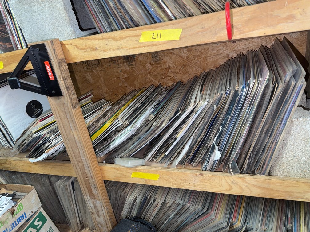 Over 100 Assorted Record Albums, Various Genres, Some With Water Damage