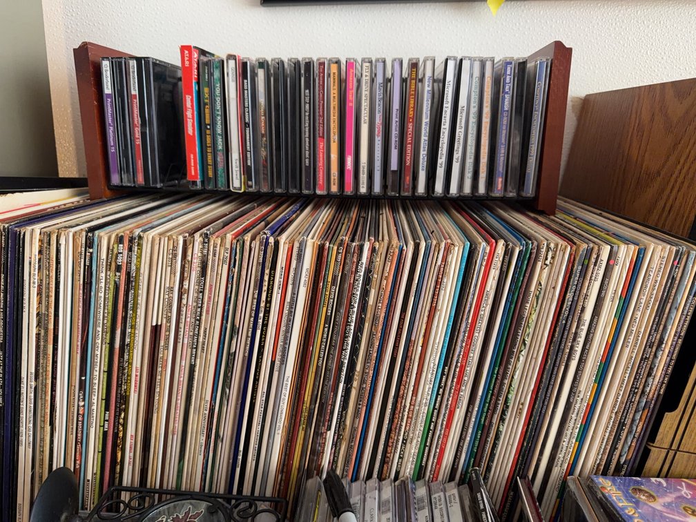 Vinyl Records and CD-ROMs Including Music and Software
