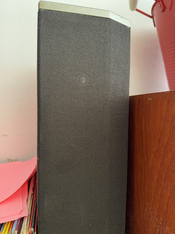 (2) Curtis Mathes JS608 2-Way Speaker Systems, 1984, Black Cloth Grille