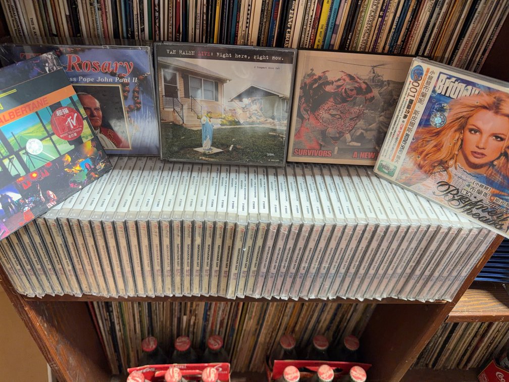 Music CD Lot Including Britney Spears, Van Halen, and More