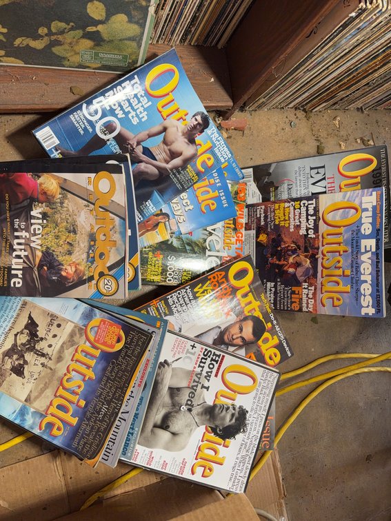Large collection Outside Magazine Issues 2005-2006 Adventure & Outdoor Fitness