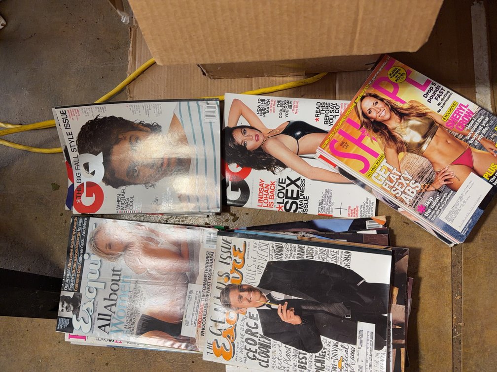 GQ, Esquire, Maxim, and Shape Magazines, Early 2000s Issues