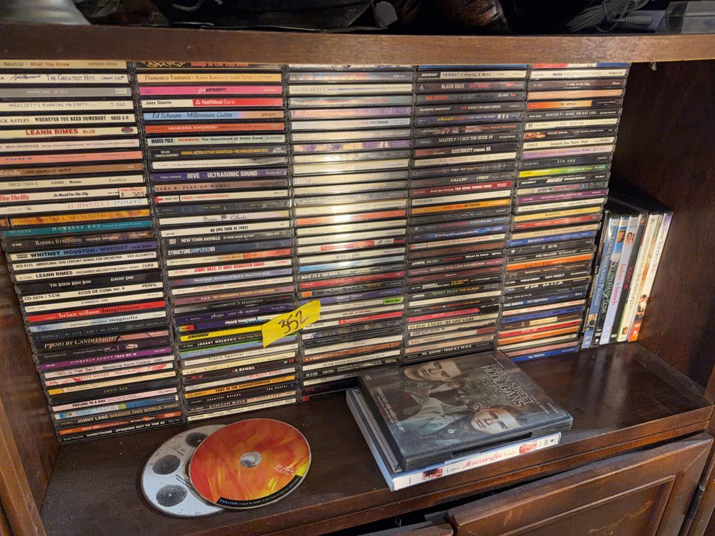 Large Lot Assorted Music CDs and DVDs Including Green Street Hooligans