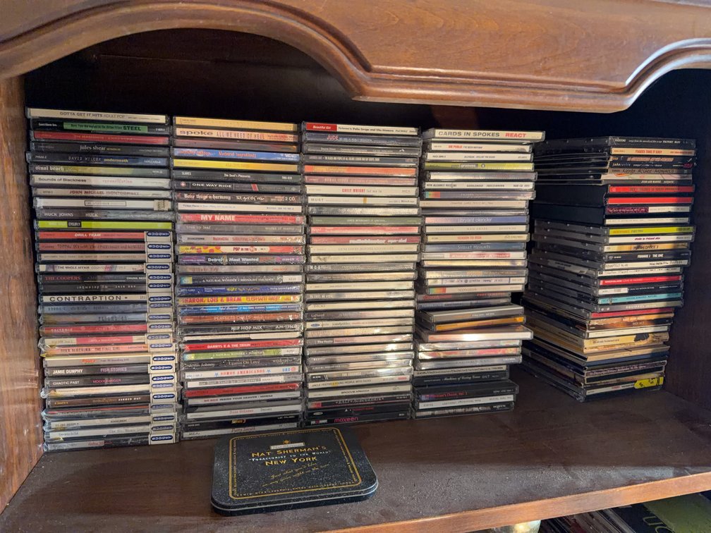 Large Assorted Lot of Used Pop, Rock, and Indie CDs in Cases