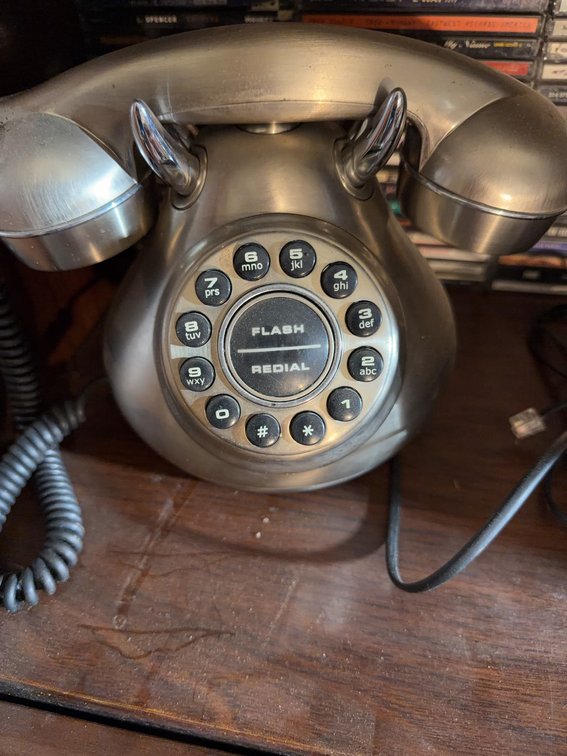 50’s Monster Phone Rotary Style Push Button Telephone Desk Phone