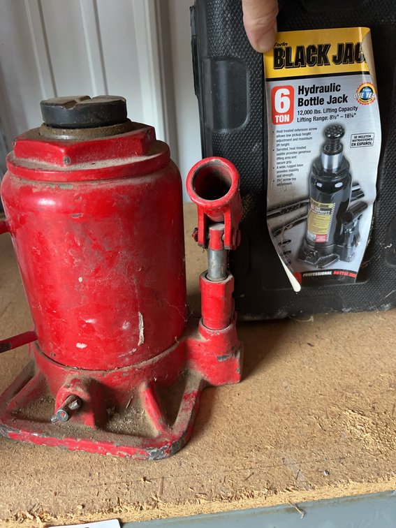 Black Jack 6 Ton Hydraulic Bottle Jack With Case