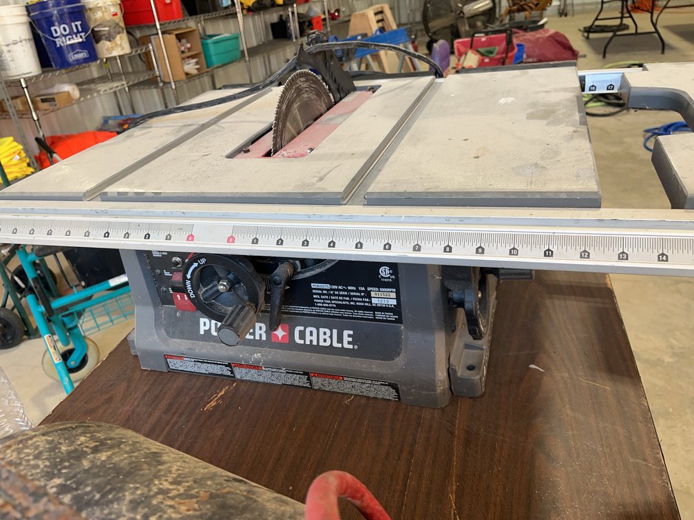 Porter-Cable PC8222TS 10-Inch Table Saw, 120V, 5000 RPM