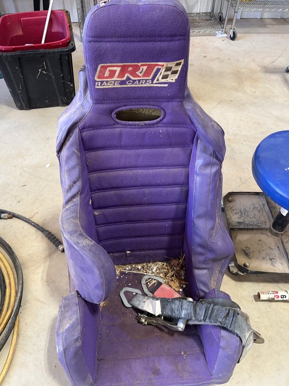 GRT Race Cars Purple Racing Seat With straps