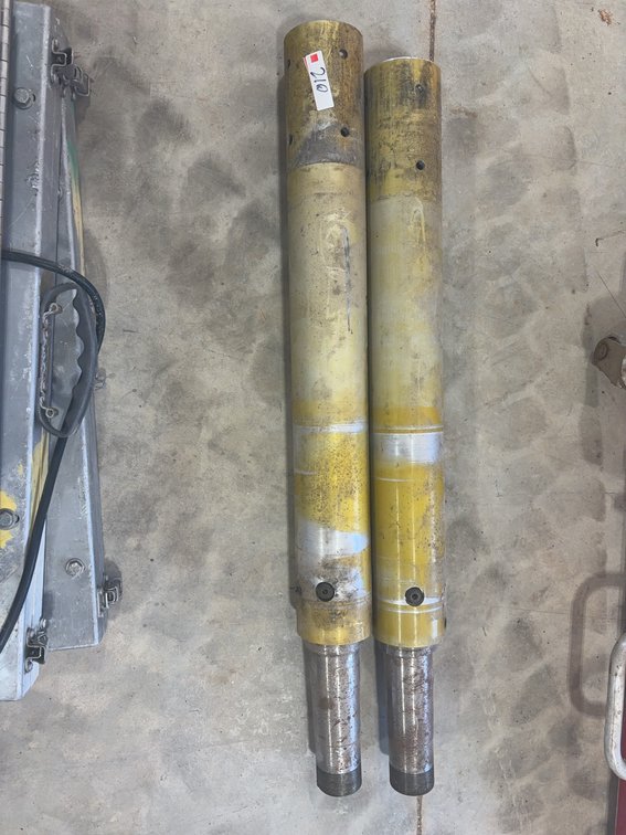 Cambered Aluminum Axle Tubes, 2 Pieces