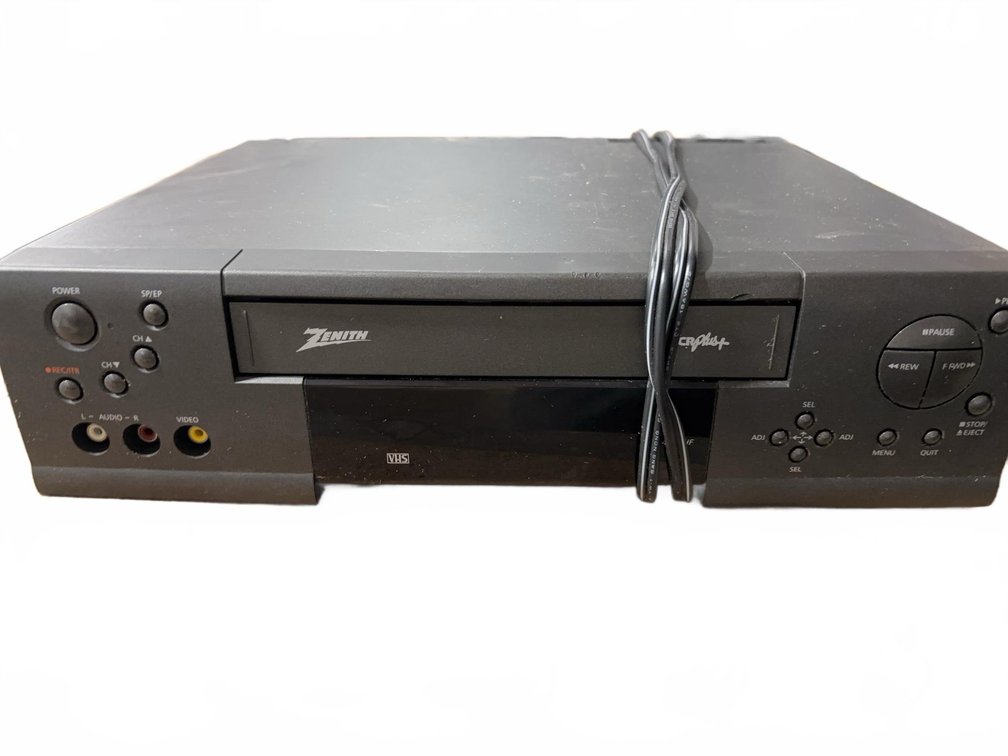 Zenith VCR Plus VHS Video Cassette Recorder with AV In/Out