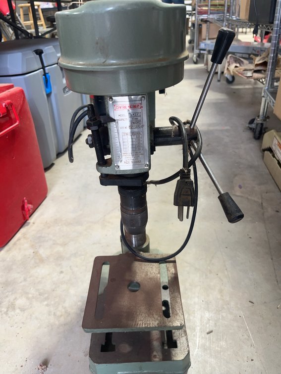Central Machinery 34231 Bench Drill Press, 13mm Capacity, 5 Speeds