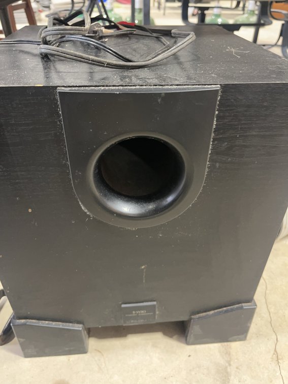 Pioneer S-W50 Powered Subwoofer with Input/Output Controls