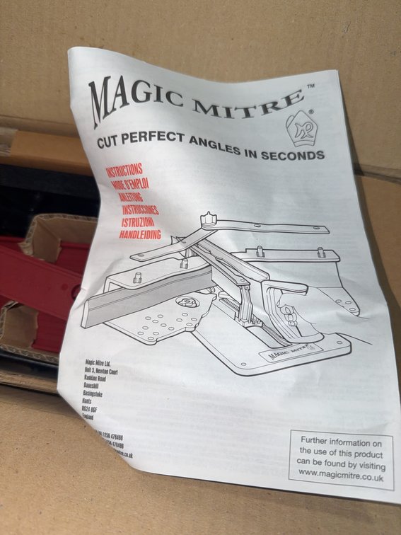 Magic Mitre Mitre Box Saw System With Instructions In Box