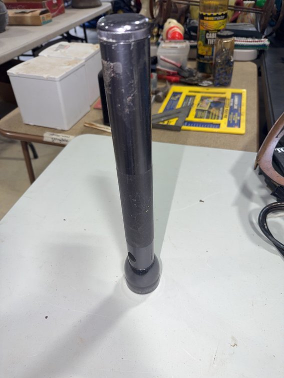 Maglite Black Flashlight, Aluminum Body, 14 Inches, Made in USA