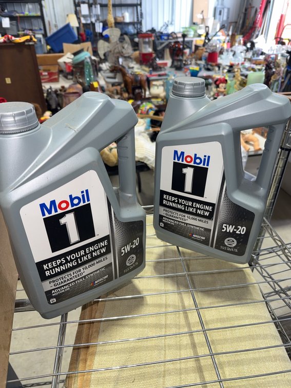 2 Mobil 1 5W-20 Full Synthetic Motor Oil 5 Qt Containers