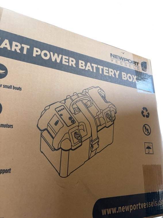 Newport Vessels Smart Power Battery Box for Trolling Motors and Small Boats