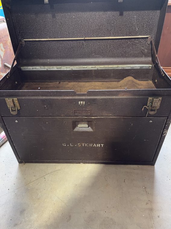 G.L. Stewart Metal Machinist’s Tool Chest With Multiple Drawers And Locking Latches