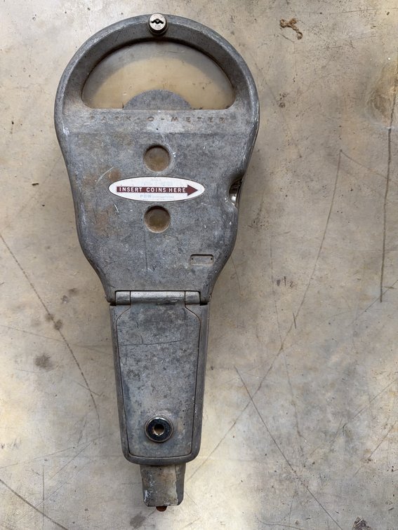 Park-O-Meter Model 50 Vintage Coin Operated Parking Meter Head