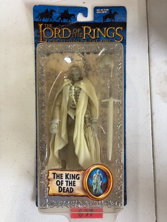 Lord of the Rings King of the Dead Action Figure New in Package 6 Inch