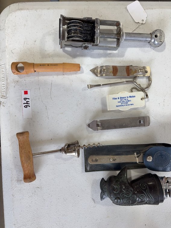 Lot: Pocket Knife, Boy Scouts Utensil Set, Metal Lighter, Vintage Tools
