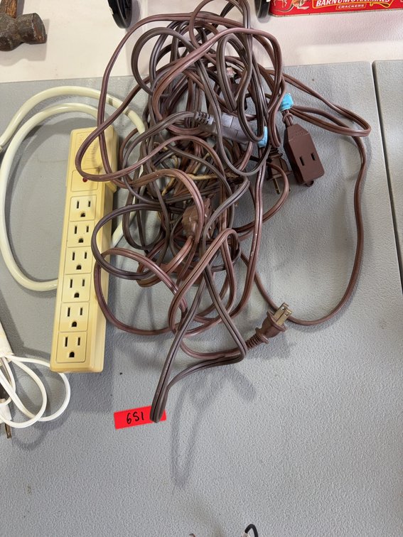 Extension Cords With Multi-Outlet Power Strip, Assorted Lengths and Plug Types