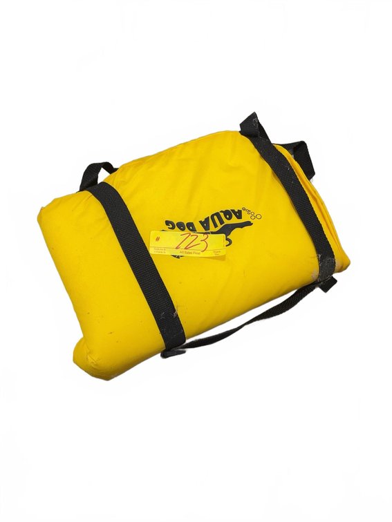 Aqua Dog Yellow Floatation Mat With Carry Straps 4ft x 6ft