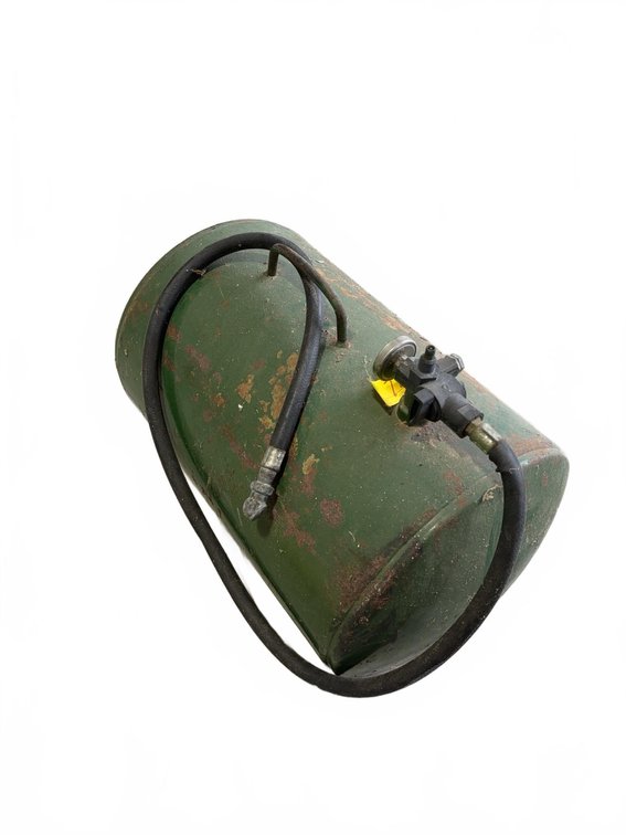 Green Portable Compressed Air Tank with Hose and Pressure Valve