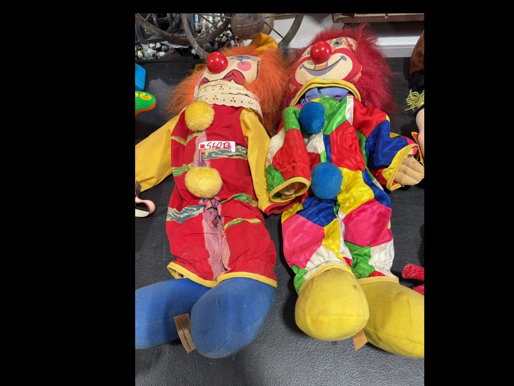 Ringling Bros. Barnum & Bailey Circus Clown Dolls, Fabric Clothes, 20 in.