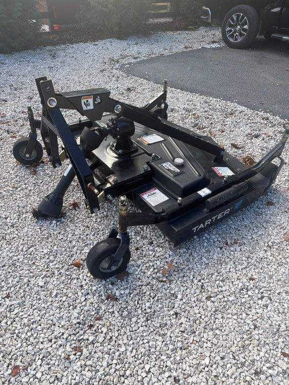 Tarter FM205 5-Foot Finish Mower, 3-Point Hitch, PTO Driven, Black Finish