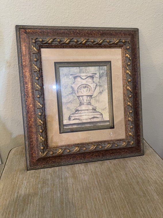 Framed Steve Butler Art Print with Decorative Mat, 19" x 21"