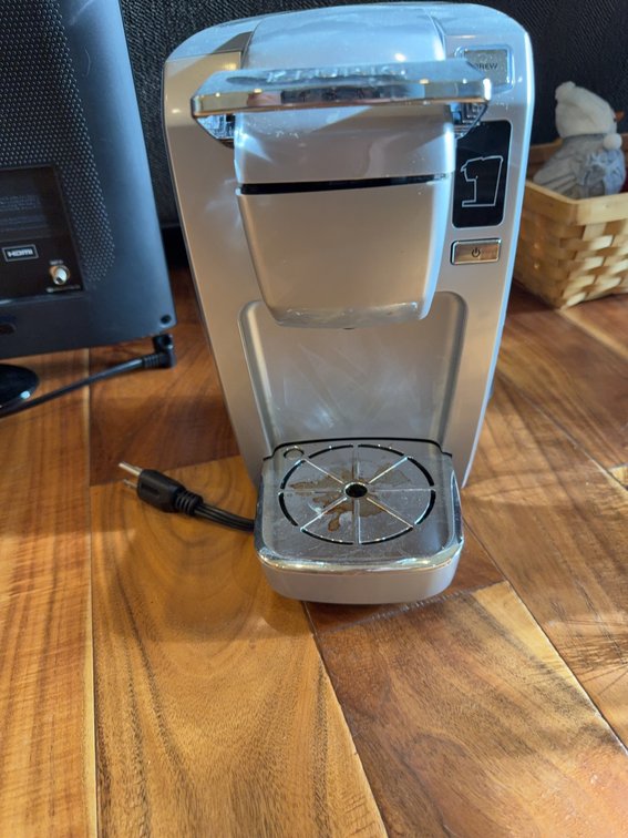 Keurig Single Serve Coffee Maker Silver Compact Model