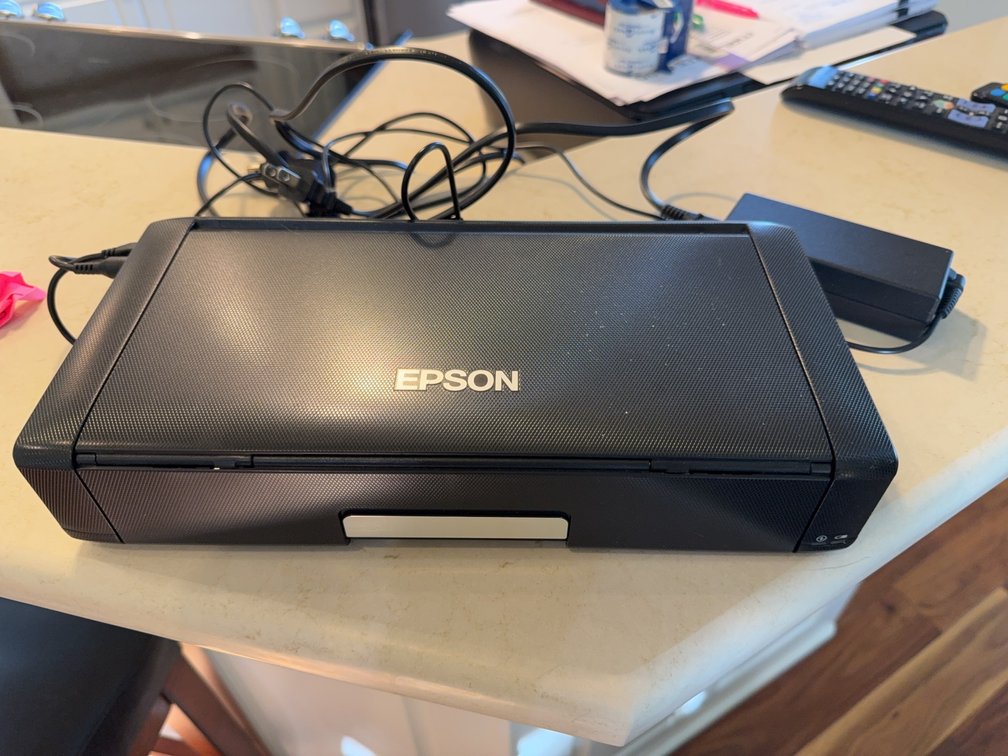 Epson WorkForce WF-100 Wireless Mobile Inkjet Printer with Power Adapter