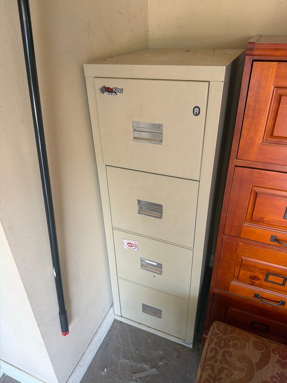 FireKing Turtle 4-Drawer Vertical Fire Rated Filing Cabinet with Locking Mechanism